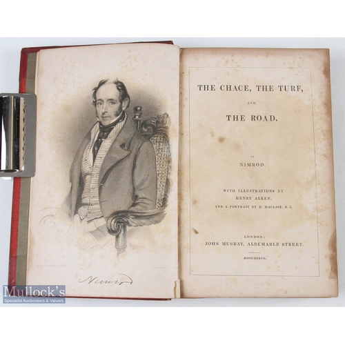 699 - Selection of Assorted Books - features 'The Chace, The Turf and The Road' 1837 book by Nimrod London... 