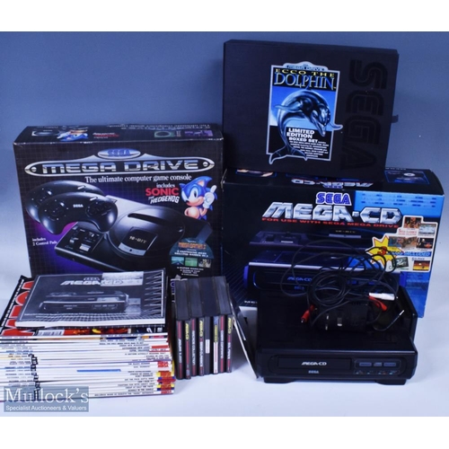 70 - Sega Mega Drive Collectables - to include a boxed Mega CD drive MK 4100-52 (no games with it), a sel... 