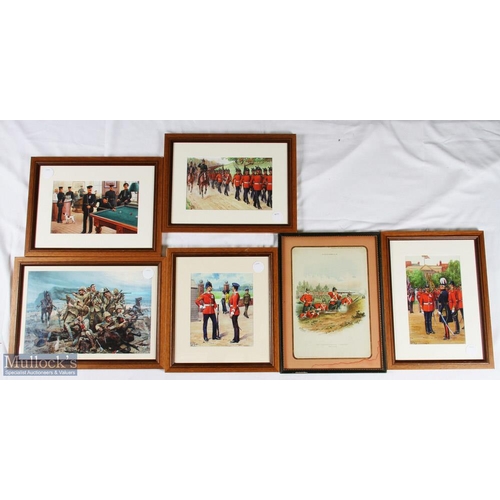 702 - Military Photograph, Framed Prints, rolled prints to include a 19 century British soldier, 2x Harry ... 