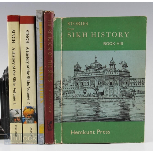 729 - India - Sikh History related books to include - Sikh Ethics by Surindar Singh Kohli 1975, The Religi... 