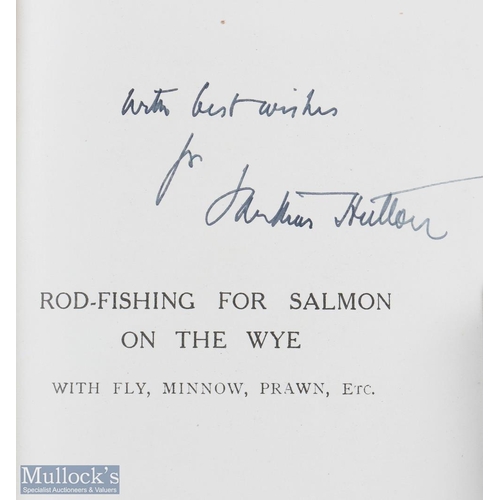 1090 - 1930 J Arthur Hutton signed copy - Rod Fishing for Salmon on the Wye, with fly minnow prawn etc - 40... 