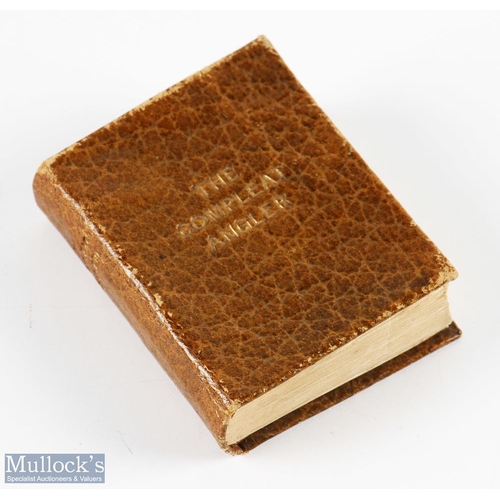 1091 - 1900 The Compleat Angler Izaak Walton Miniature Oxford thumb publication - 1st miniature edition Coi... 