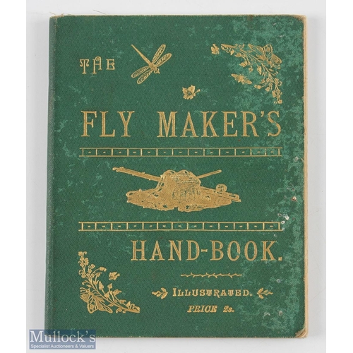 1093 - An Angler, The Fly Makers Handbook Illustrated - has some slight worm damage to front cover and titl... 