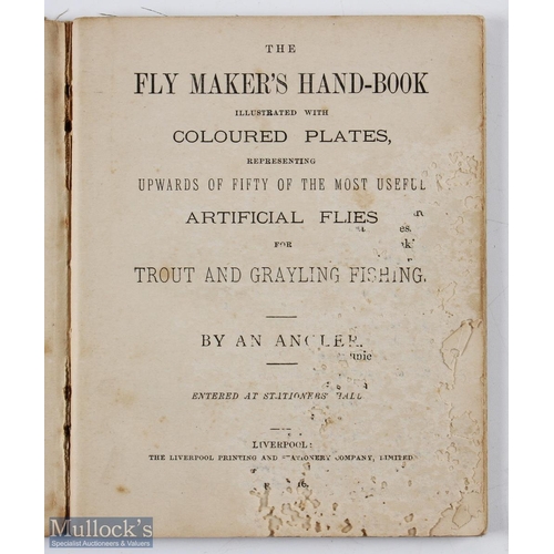 1093 - An Angler, The Fly Makers Handbook Illustrated - has some slight worm damage to front cover and titl... 