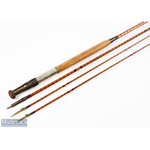 167 - Army & Navy Maker 105 Victoria, Westminster, London, split cane fly rod 11' 3pc with spare tip, bras... 