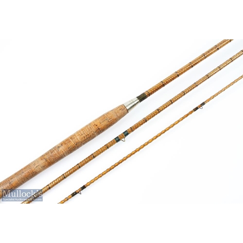 180 - Allcocks split cane fly rod with diamond gold whipping 10' 9