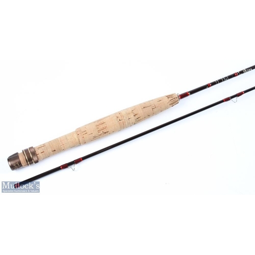 267 - A fine Hardy Alnwick Graphite De-Luxe brook/stream fly rod, 7' 2pc line.75#, anodised sliding reel s... 