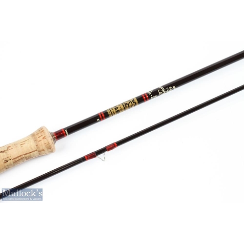 268 - Hardy Alnwick Graphite De-Luxe small river/stream fly rod 8' 2pc line 5/6#, alloy anodised sliding r... 