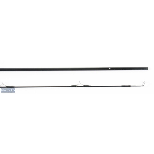 273 - Malcolm Grey Alnwick carbon brook fly rod, 6' 2pc line.75# alloy uplocking reel seat with wood inser... 