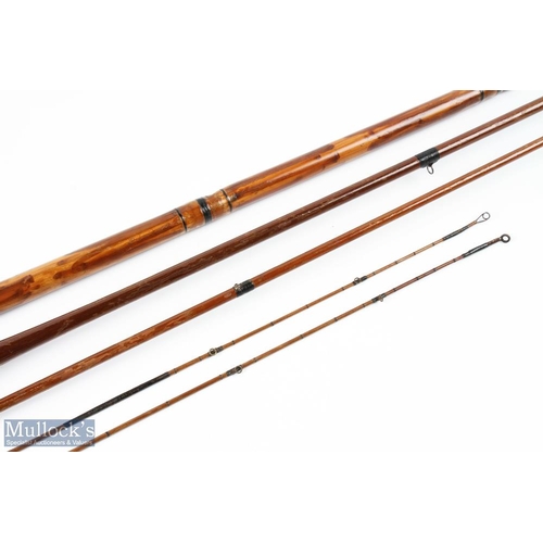 289 - 19th century Chas Farlow & Co 10' Greenheart Trout Fly Rod c1880 3 piece rod, with spare tip section... 