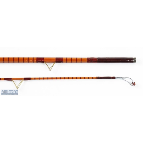 38 - B James & Son London split cane float rod 11' 6