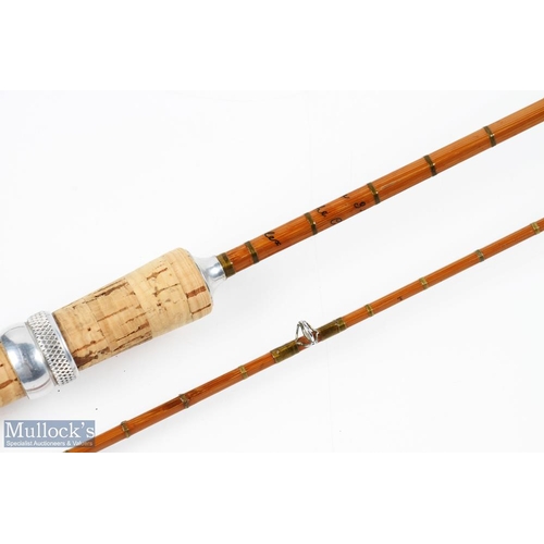 491 - Alex Martin Glasgow split cane spinning rod 