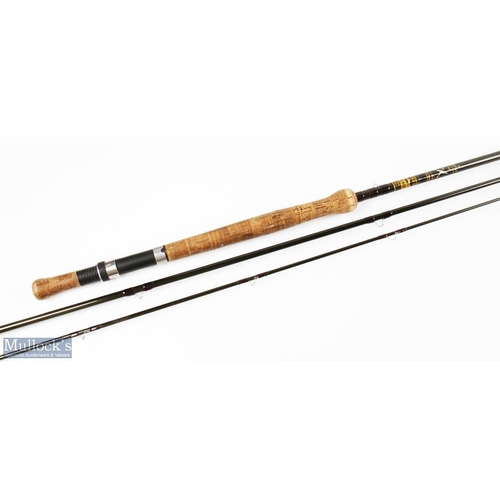 50 - Bruce & Walker DT57 carbon fly rod 11' 3pc line 5/7#, alloy uplocking reel seat, lined butt ring, MC... 