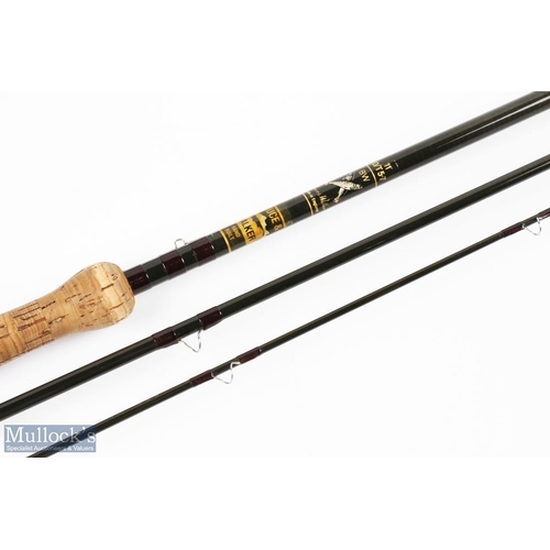 50 - Bruce & Walker DT57 carbon fly rod 11' 3pc line 5/7#, alloy uplocking reel seat, lined butt ring, MC... 