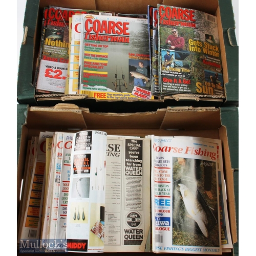 524 - 1980-1990s Coarse Fishing magazines: a mixed selection to include magazines of Fisherman's Weekly, C... 