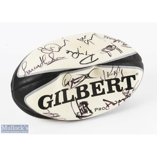 116 - Mid 2000s Welsh Rugby Squad Signed Ball: Full size Gilbert Elite Pro ball signed in black marker by ... 