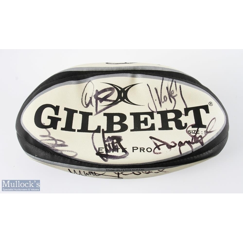 116 - Mid 2000s Welsh Rugby Squad Signed Ball: Full size Gilbert Elite Pro ball signed in black marker by ... 