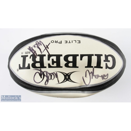 116 - Mid 2000s Welsh Rugby Squad Signed Ball: Full size Gilbert Elite Pro ball signed in black marker by ... 