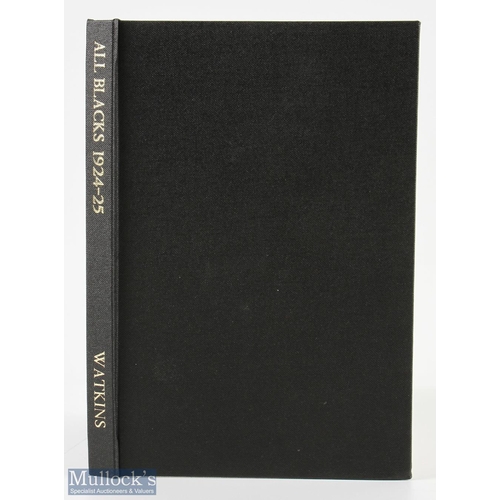 12 - 1925 NZ Triumphant Tour Rugby Book, over bound: The famous account of the NZ All Black 'Invincibles'... 