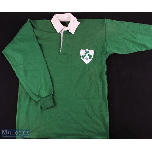 124 - 1982 Ciaran Fitzgerald Matchworn Ireland Rugby Jersey: From the Triple Crown season of 1982, the O'N... 