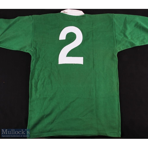 124 - 1982 Ciaran Fitzgerald Matchworn Ireland Rugby Jersey: From the Triple Crown season of 1982, the O'N... 