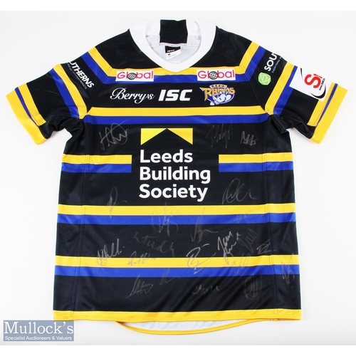 1354 - Leeds Rhinos Rugby League Multi Signed Replica Shirt, Size M