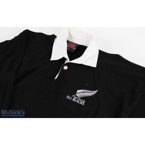 170 - Matchworn NZ 1991 Rugby World Cup Jersey: Four of Bernie McCahill's 10 All Black caps came in the 19... 