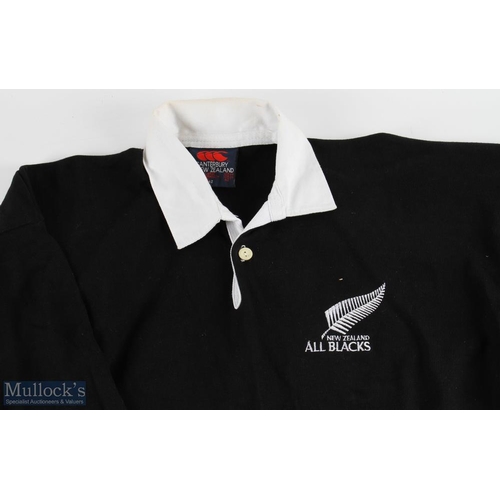 170 - Matchworn NZ 1991 Rugby World Cup Jersey: Four of Bernie McCahill's 10 All Black caps came in the 19... 