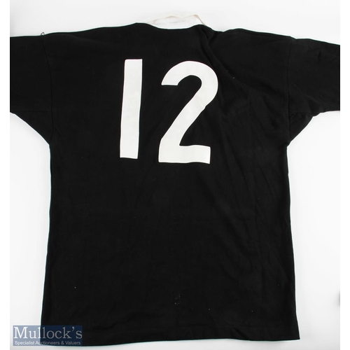 170 - Matchworn NZ 1991 Rugby World Cup Jersey: Four of Bernie McCahill's 10 All Black caps came in the 19... 