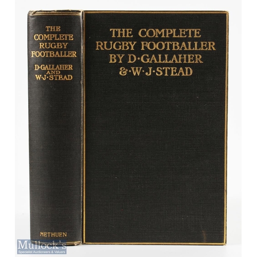 208 - Scarce 1906 Gallaher & Stead Complete Rugby Footballer: Excellent first edition, tightly bound, brig... 