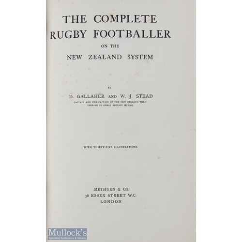 208 - Scarce 1906 Gallaher & Stead Complete Rugby Footballer: Excellent first edition, tightly bound, brig... 