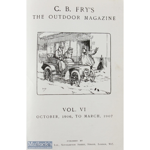 229 - Rare 1906-7 CB Fry's Magazine, Bound Volume VI: One of the volumes of the amazing polymath & all-rou... 
