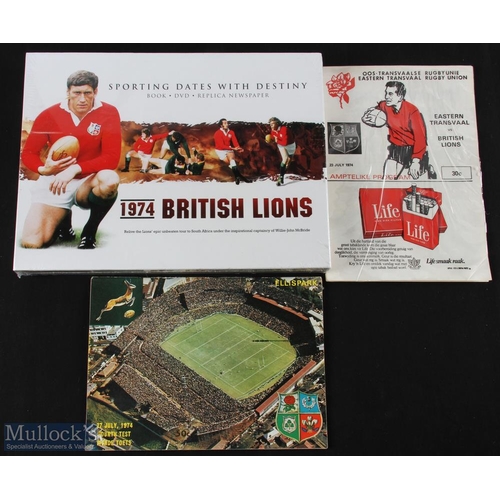 24 - 1974 Unbeaten British & I Lions Rugby Package (3): Great stuff, the famous Final Test programme from... 