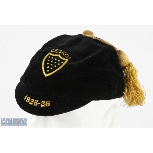 309 - 1925-6 Cornwall Schools Rugby Cap: Lovely condition, made by Taylor & Sons of Camborne, a distinctiv... 