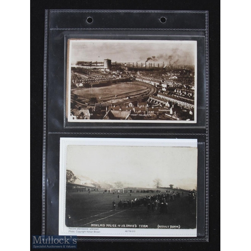 481 - 8x Football Postcards and photographs, to include a reprint of 1895-96 Newtown, a real photograph of... 