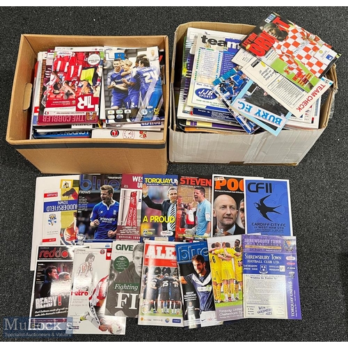 489 - 2x Boxes near complete set of Football League Play off semi Final programmes from 1986 to 2017, all ... 