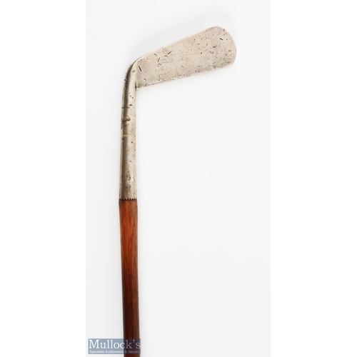 11 - 1896 Engraved Presentation White Metal Putter possibly 'Singapore Golf Club' Match Play competition ... 