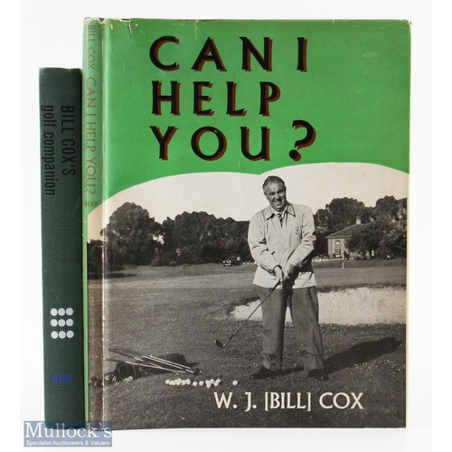 168 - Cox W J (Bill) signed golf books (2) - titled 