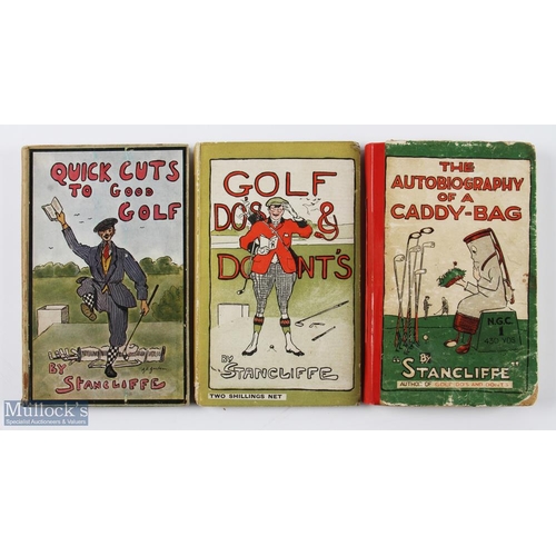 185 - Stancliffe Collection of Amusing Golf Instruction Booklets from the early 1920s (3) 