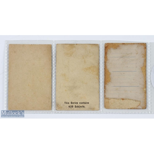 204 - 3x Ogden's Tabs C & F Series Cigarette Real Photograph Players Golf Cards c1901 - H Vardon (C.229), ... 