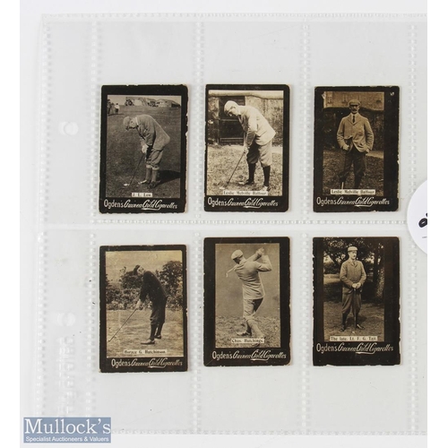 207 - 6x Ogden's Guinea Gold Cigarette Real Photograph Players Golf Amateur Champion and Runner Up Cards -... 