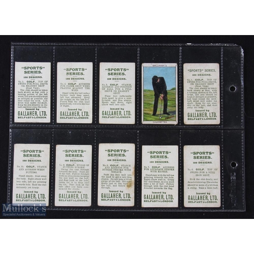 216 - Scarce collection of James Braid Golf Instruction Gallaher 