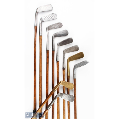 489a - 10x Assorted putters featuring Perfect model alloy mallet head putter, J C Smith Monifieth excelsior... 