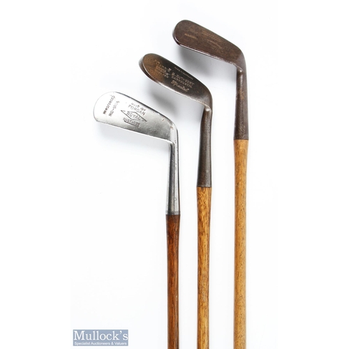 511a - 4x Various golf clubs to incl Royal made by Forgan mid iron, G Cuthbert Carnoustie 'Caddie' brand ma... 