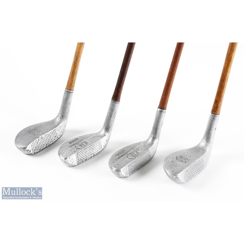 537 - Alloy Mallet head putters (4) to include 2x Braid Mills Alloy mallet head Putters by the Standard Go... 