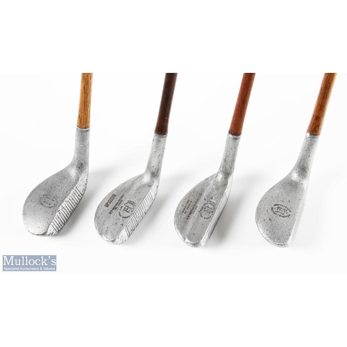 537 - Alloy Mallet head putters (4) to include 2x Braid Mills Alloy mallet head Putters by the Standard Go... 