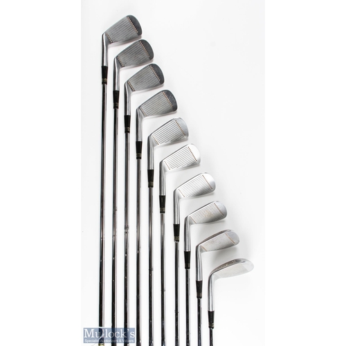 584a - MacGregor 'Jack Nicklaus Muirfield 20th' Iron set (10) incl 2-9, PW and SW, marked 11D102 to hosel, ... 