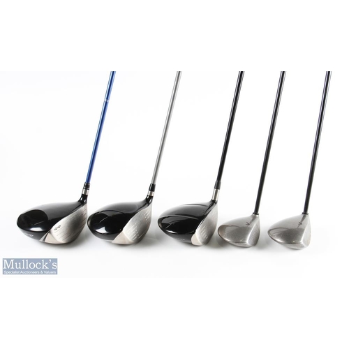 589 - 5x Assorted Metal Golf Drivers features a Ping G5 460cc, Taylor Made R580, Viper XTi, Callaway Big B... 