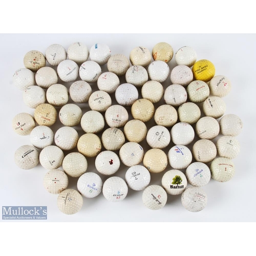 628 - 60+ Used Golf Balls a bag of mixed balls, to include Wilson, Slazenger, Warwick, Penfold Ace, Spaldi... 