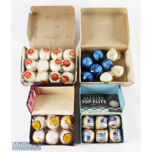 649 - 36x Golf Ball Collection a mixed lot of part filled boxes, of Dasco 300 wrapped in a box of 6, Spald... 